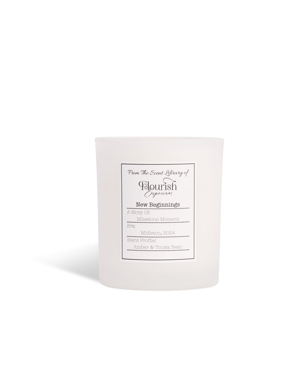 New Beginnings | Handpoured Soy Candle