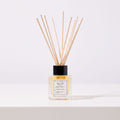 Twilight Embers luxury reed diffuser by Flourish Emporium, made in Midleton, Co. Cork, on a white table